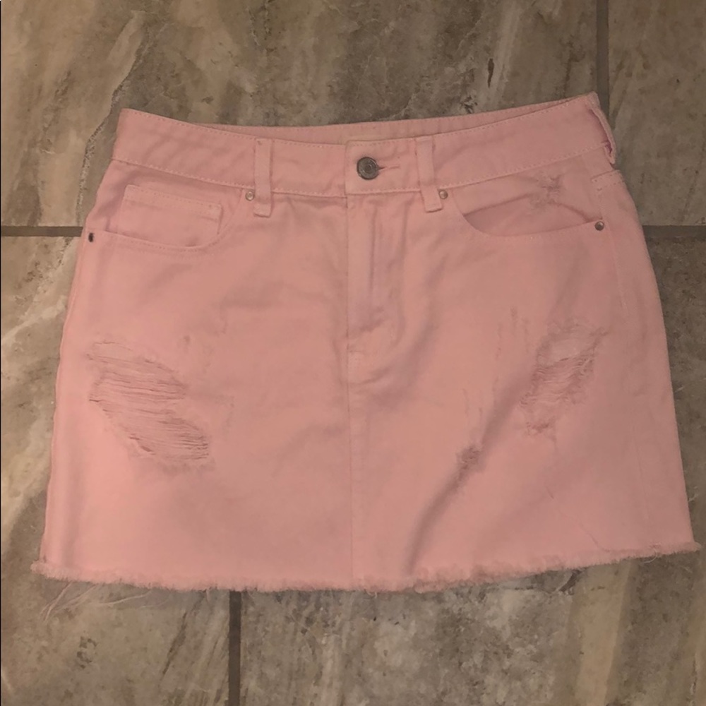 Pink skirt